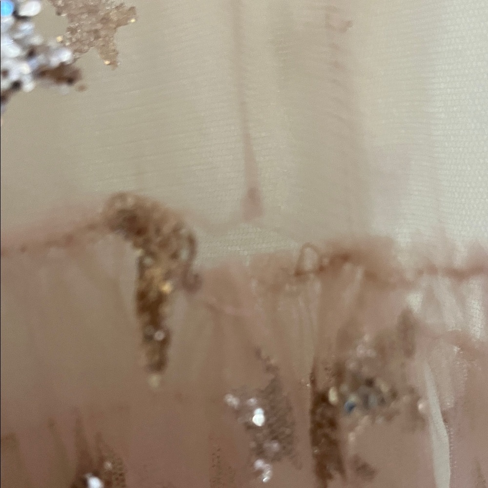 🌸✨ Lirika Matoshi Pink Star Tulle Maxi Dress – Size Small ✨🌸 - Picture 7 of 9